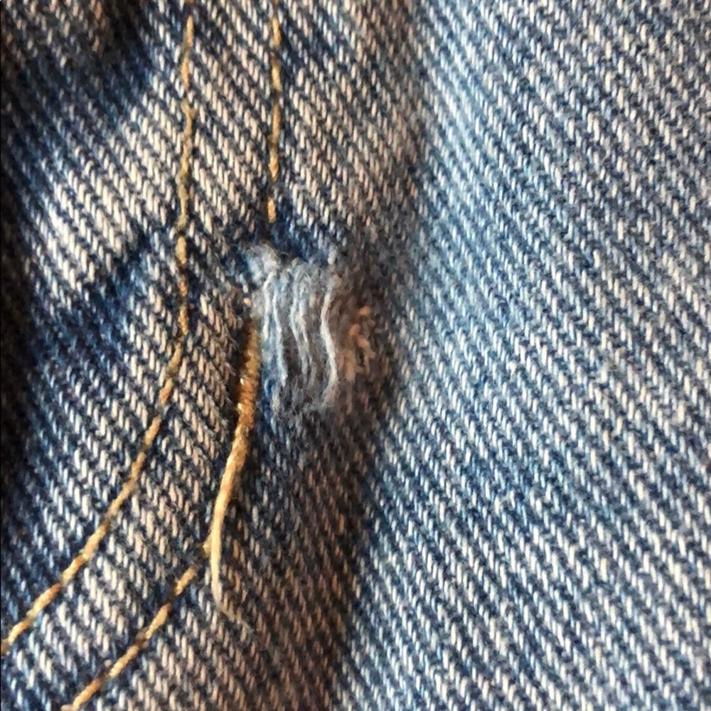 sold pacsun denim mini skirt